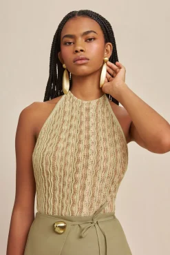 AALIA KNIT TOP - Tops