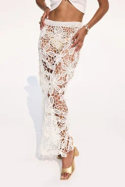 Clearance AMINA CROCHET SKIRT - Bottoms|Knits