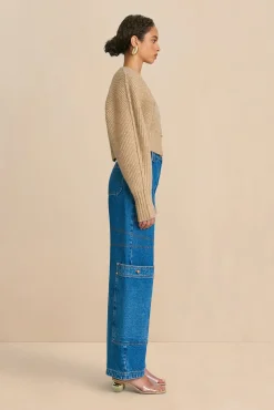 Clearance CASELLA KNIT CARDIGAN - CHAMPAGNE Tops|Knits