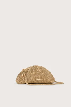 Hot JAALA NANO RHINESTONE CLUTCH - CHAMPAGNE Clutches