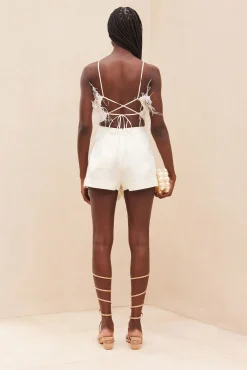 Sale JOEY FEATHER TOP - OFF WHITE Tops