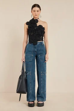 New NAZANIN CROCHET TOP - Tops