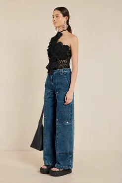 New NAZANIN CROCHET TOP - Tops