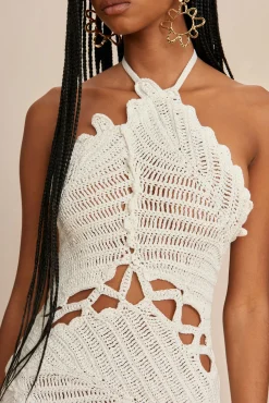 Hot UNDINA CROCHET DRESS - Dresses